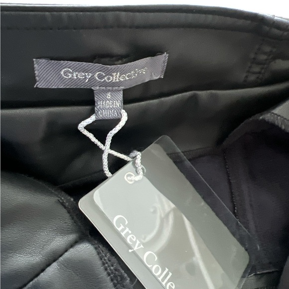 Nordstrom Black Faux Leather Pants - Picture 4 of 11